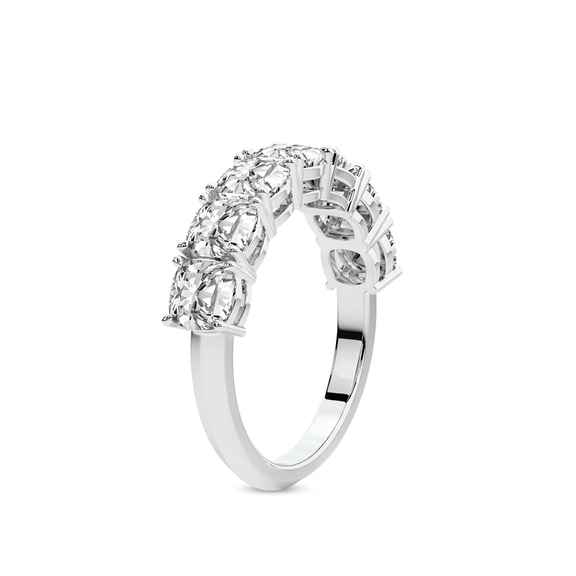 10kt White Gold Belen Cushion Lab Diamond Anniversary Band (1 Ct. Tw.) standing product image one
