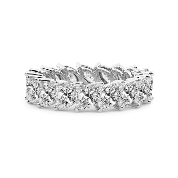 Platinum Milani Marquise Lab Diamond Eternity Ring (2 Ct. Tw.) front image