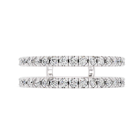 10kt White Gold Luma Guard Ring (1 Ct. Tw.) front image