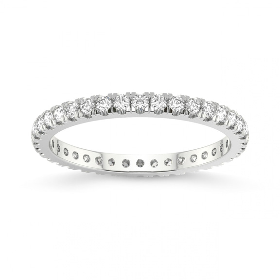 14ct White Gold Maya Wedding Band (1/2 Ct. Tw.) front image