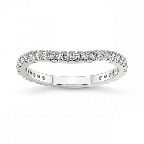 14kt White Gold Zea Wedding Band (1/3 Ct. Tw.) front image