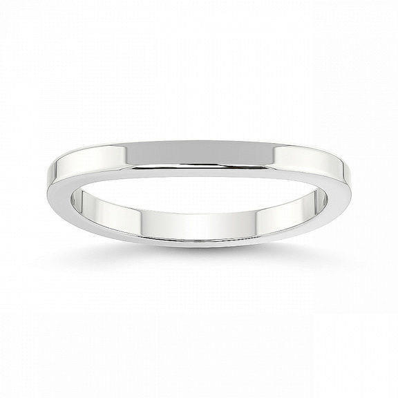Platinum Josi Wedding Band front image