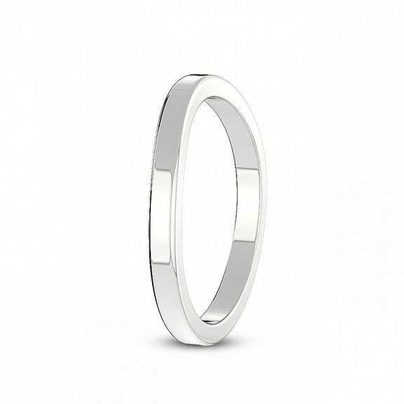 Platinum Josi Wedding Band left