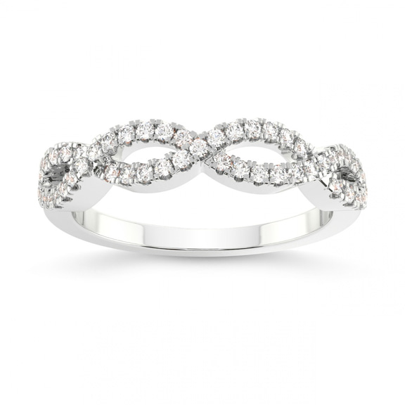 14kt White Gold Laine Wedding Band (1/4 Ct. Tw.) front image