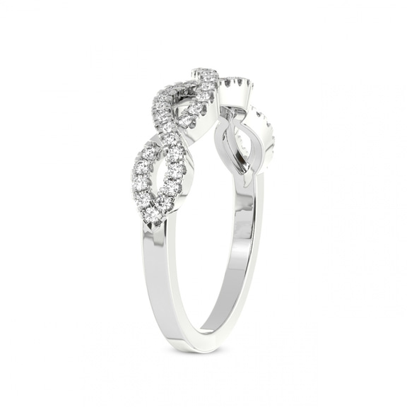 14kt White Gold Laine Wedding Band (1/4 Ct. Tw.) left
