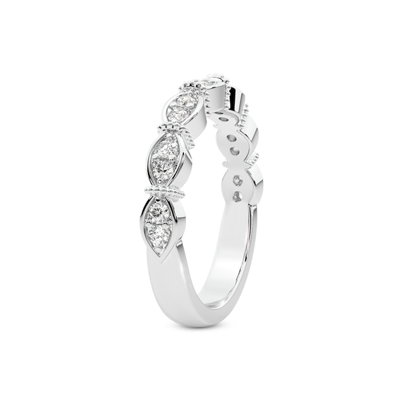 10kt White Gold Linda Wedding Band (1/3 Ct. Tw.) left