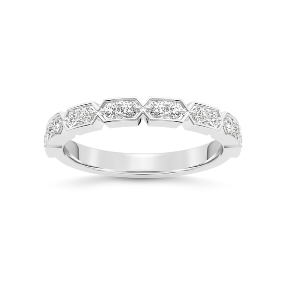 18ct White Gold Lara Wedding Band (1/5 Ct. Tw.) front image