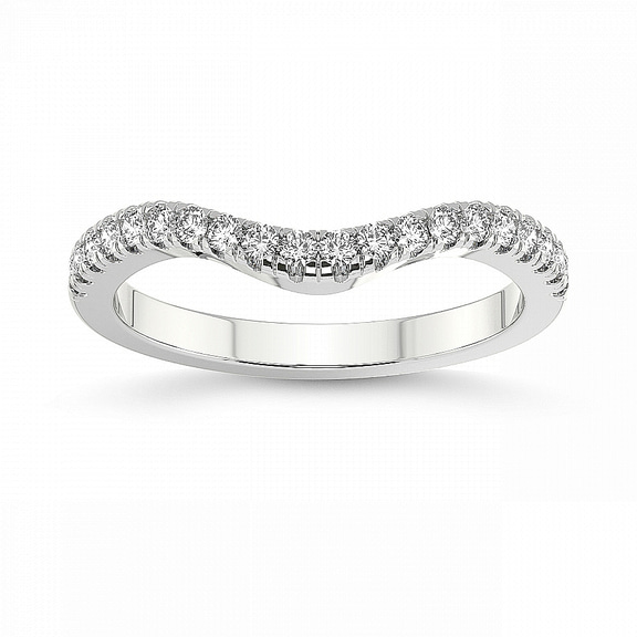 14kt White Gold Ari Wedding Band (1/4 Ct. Tw.) front image