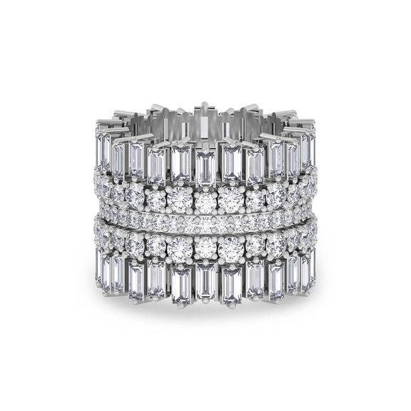 10kt White Gold The Eclipse Cocktail Ring (6 Ct. Tw.) right