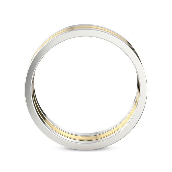 10kt Yellow Gold Unfading Love Couple Rings (1/4 Ct. Tw.) right