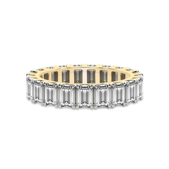 14kt Yellow Gold Riley Emerald Lab Diamond Eternity Ring (3 Ct. Tw.) front image