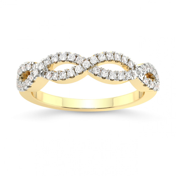 10kt Yellow Gold Laine Wedding Band (1/4 Ct. Tw.) front image