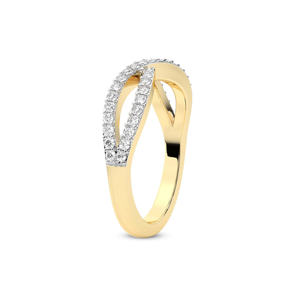 14kt Yellow Gold Kaya Wedding Band (3/8 Ct. Tw.) left