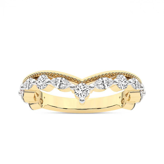 10kt Yellow Gold Ruth Wedding Band (7/8 Ct. Tw.) front image