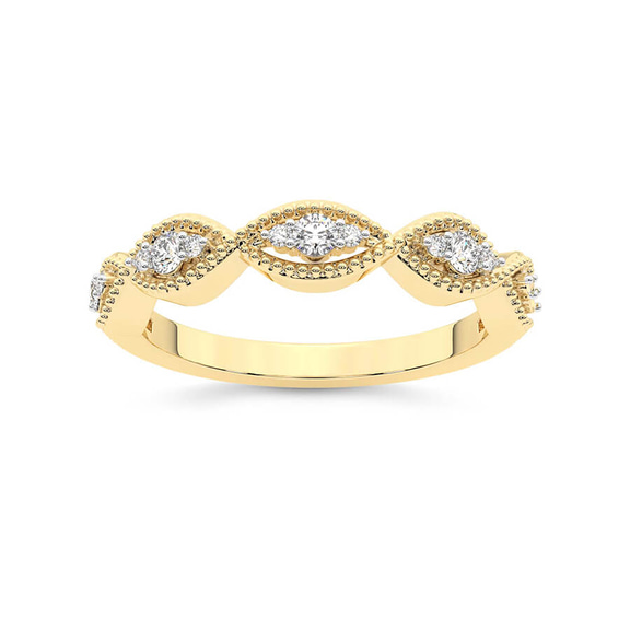 14kt Yellow Gold Floriane Wedding Band (1/4 Ct. Tw.) front image