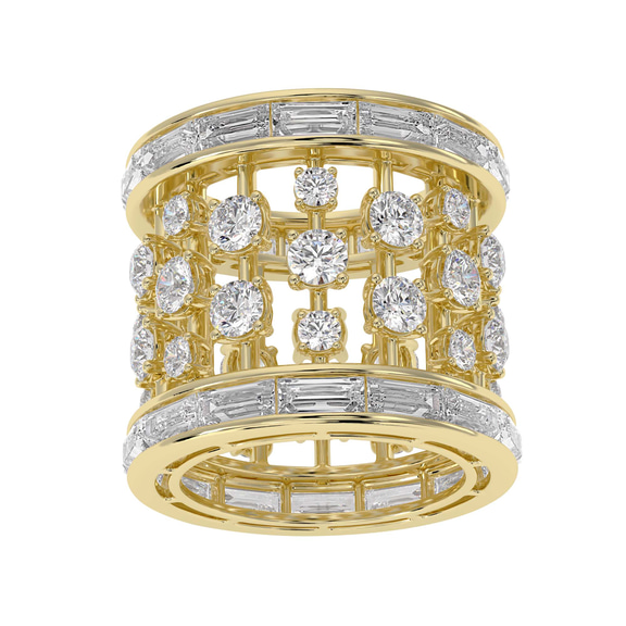 14kt Yellow Gold The Barrel Cocktail Ring (9 Ct. Tw.) right