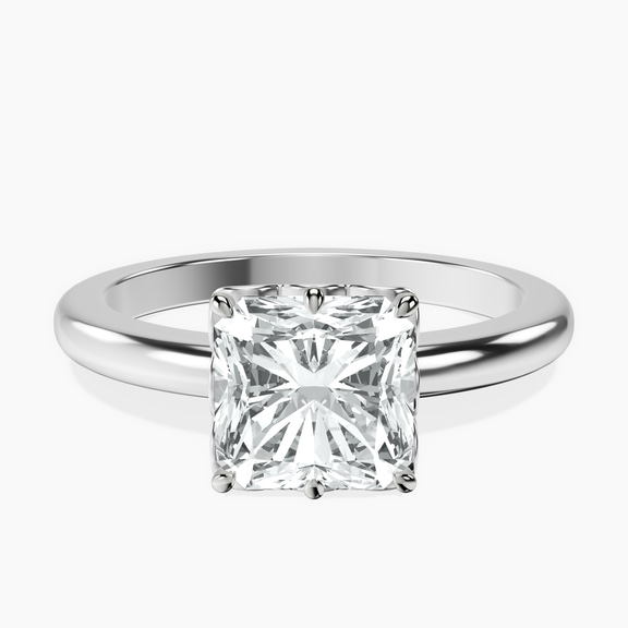 Platinum Malissa Solitaire Lab Diamond Ring front image