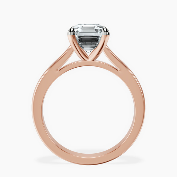 14kt Rose Gold Nina Dobrev Solitaire 2mm Lab Diamond Ring side right image one