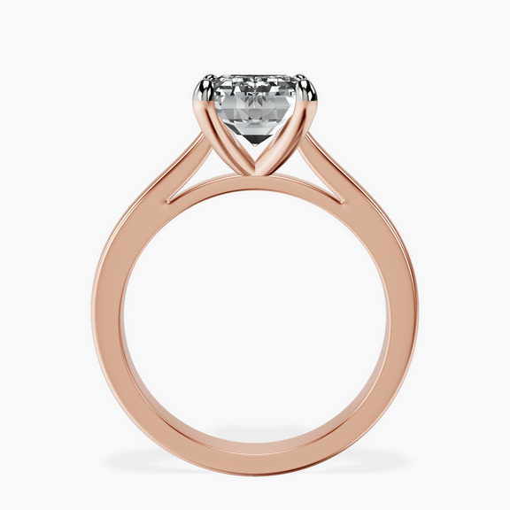 14kt Rose Gold Nina Dobrev Solitaire 2mm Lab Diamond Ring side right image one