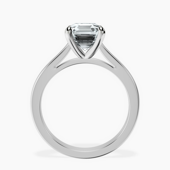 14kt White Gold Nina Dobrev Solitaire 2mm Lab Diamond Ring side right image one