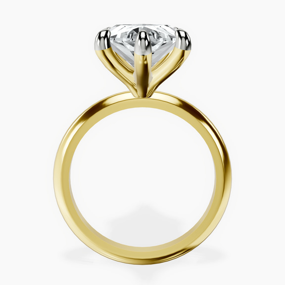10kt Yellow Gold Alora Six Prong Solitaire Lab Diamond Ring side right image one