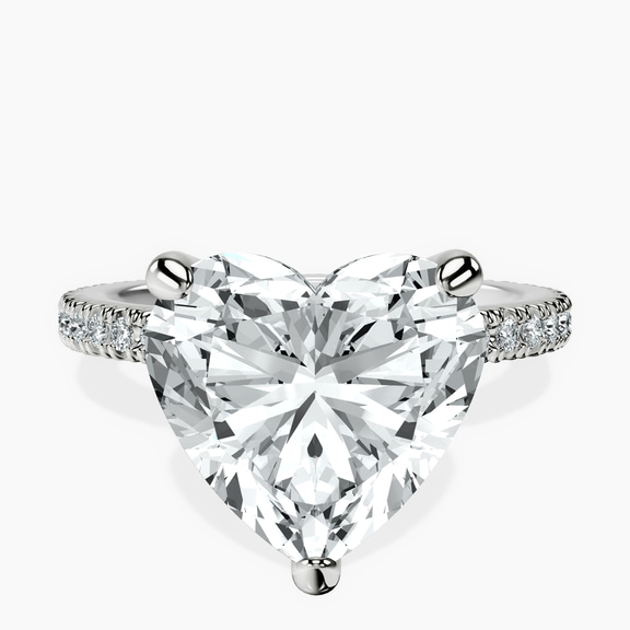 18kt White Gold Claire Full Eternity Lab Diamond Ring front image