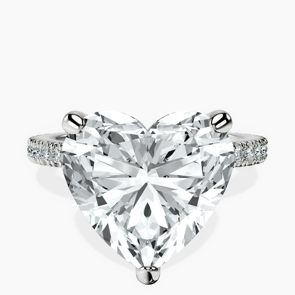 Platinum Claire Full Eternity Lab Diamond Ring front image
