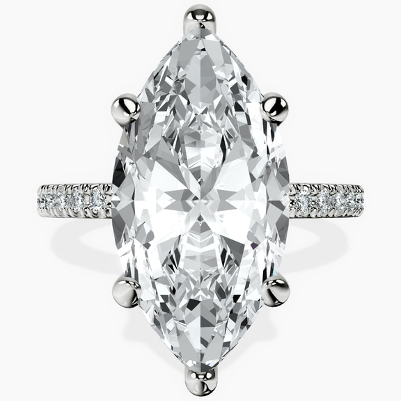 10kt White Gold Claire Full Eternity Lab Diamond Ring front image