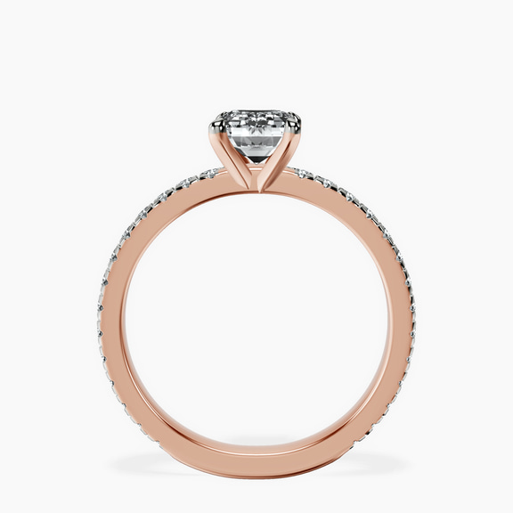 14kt Rose Gold Emily Eternity Lab Diamond Ring side right image one