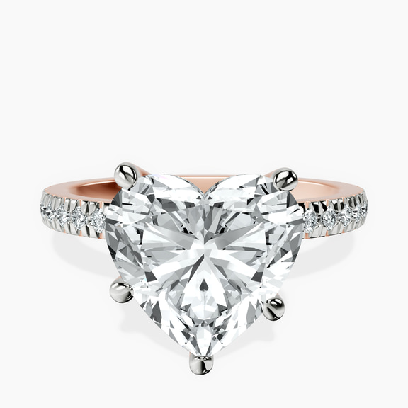 10kt Rose Gold Emily Eternity Lab Diamond Ring front image