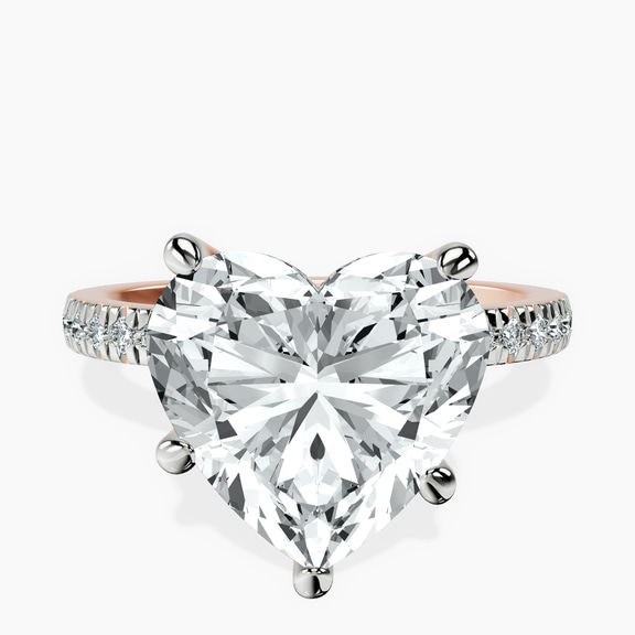 10kt Rose Gold Emily Eternity Lab Diamond Ring front image