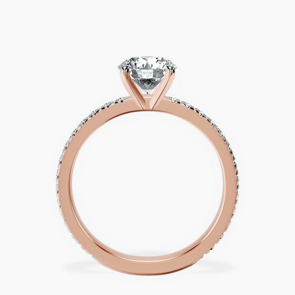 14kt Rose Gold Emily Eternity Lab Diamond Ring side right image one