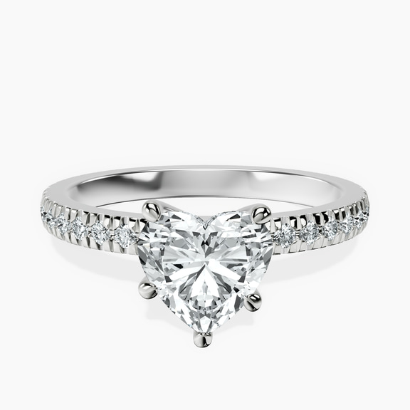 Platinum Emily Eternity Lab Diamond Ring front image