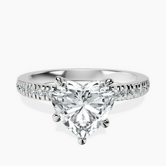 18ct White Gold Emily Eternity Lab Diamond Ring front image