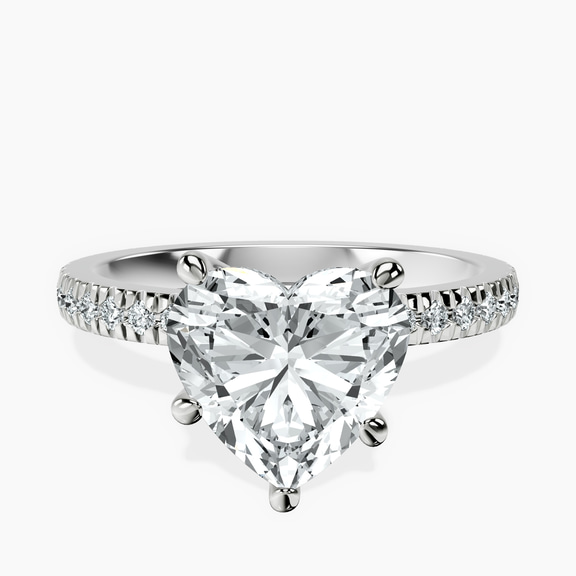 Platinum Emily Eternity Lab Diamond Ring front image