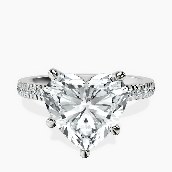 14kt White Gold Emily Eternity Lab Diamond Ring front image