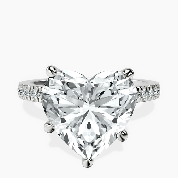 Platinum Emily Eternity Lab Diamond Ring front image