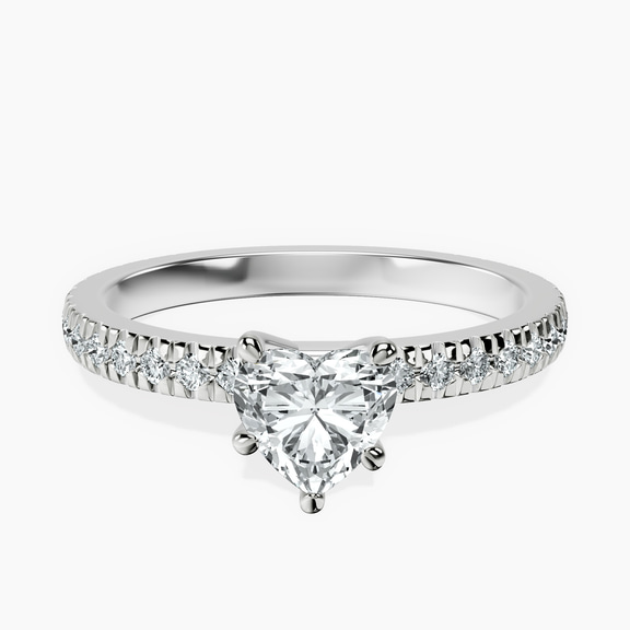 Platinum Emily Eternity Lab Diamond Ring front image