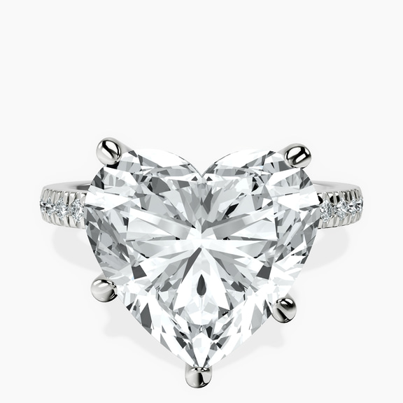 Platinum Emily Eternity Lab Diamond Ring front image