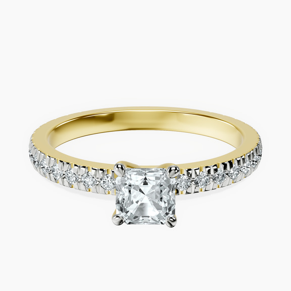14kt Yellow Gold Emily Eternity Lab Diamond Ring front image