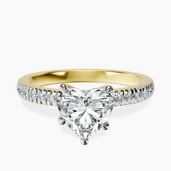 10kt Yellow Gold Emily Eternity Lab Diamond Ring front image