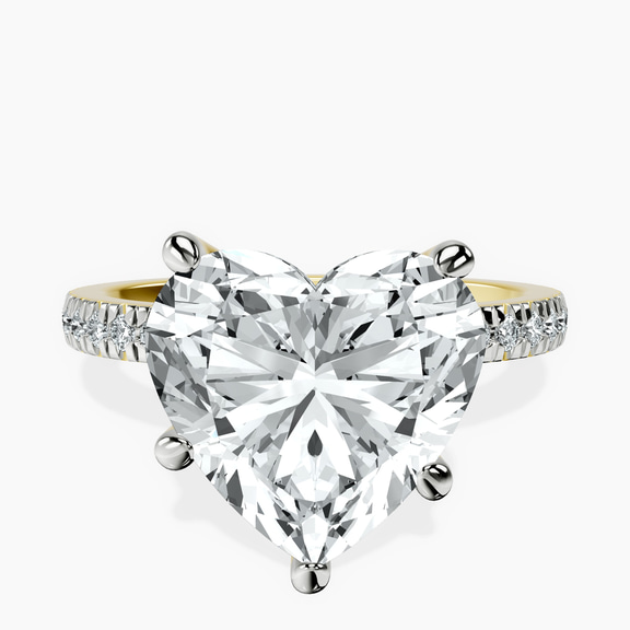 10kt Yellow Gold Emily Eternity Lab Diamond Ring front image