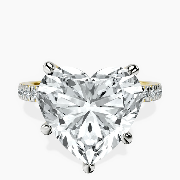 10kt Yellow Gold Emily Eternity Lab Diamond Ring front image