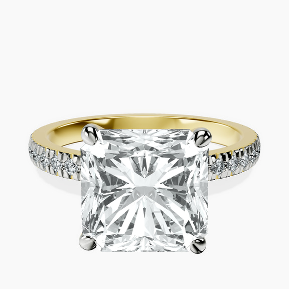 10kt Yellow Gold Emily Eternity Lab Diamond Ring front image