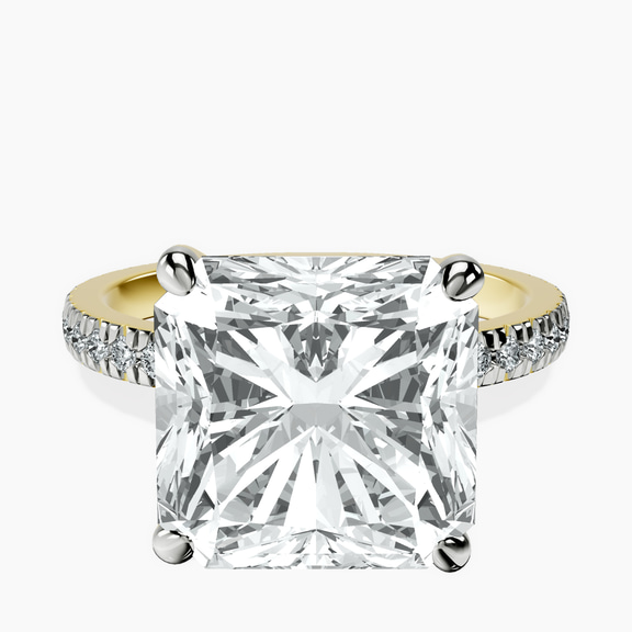 10kt Yellow Gold Emily Eternity Lab Diamond Ring front image
