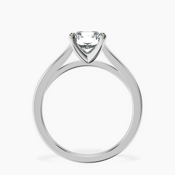 Platinum Teagan Solitaire 1.5mm Lab Diamond Ring side right image one