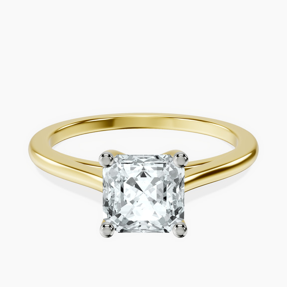 14kt Yellow Gold Teagan Solitaire 1.5mm Lab Diamond Ring front image