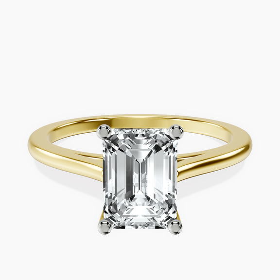 10kt Yellow Gold Teagan Solitaire 1.5mm Lab Diamond Ring front image