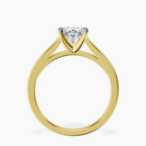 10kt Yellow Gold Teagan Solitaire 1.5mm Lab Diamond Ring side right image one