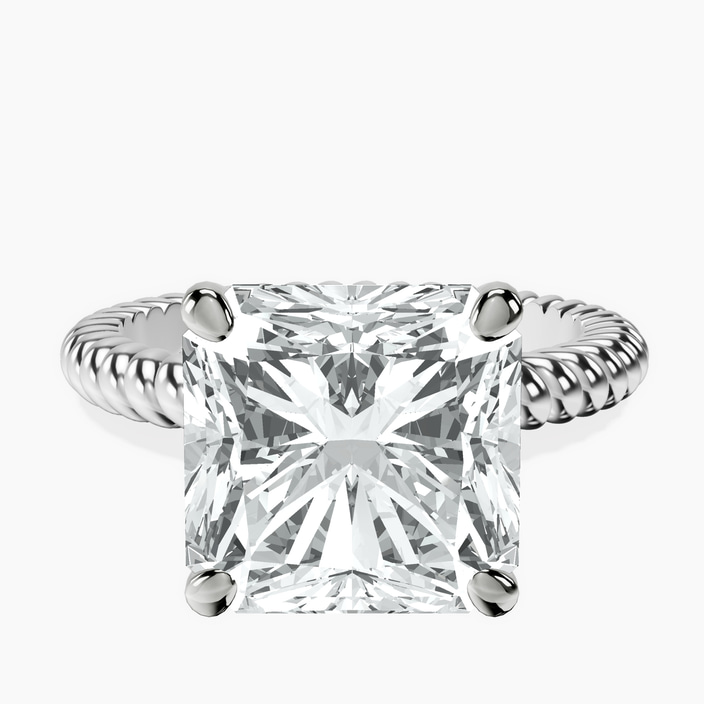 Platinum Sansa Solitaire Lab Diamond Ring front image